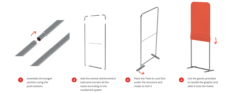 tool free assembly with Modulate systems