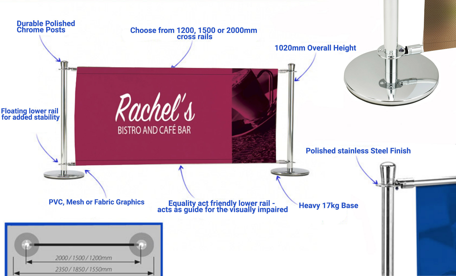 Explainer on the comprehensive features of cafe barrier systems