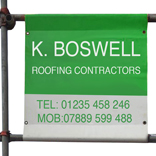 Scaffolding builders banners