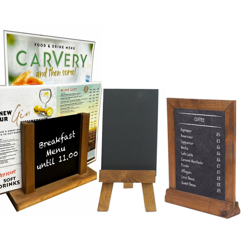 Table Top Chalkboards