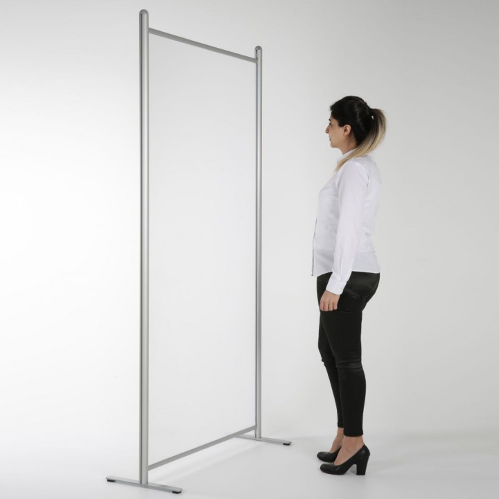 floor standing hygiene screens