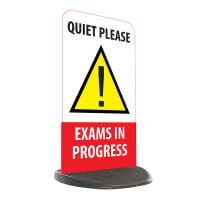 School Economy Pavement Sign - Quiet Please Exams in Progress