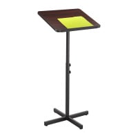 Cheap wood and steel lectern