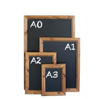 Wall mounted chalk boards
