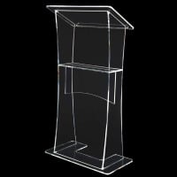 Clear Perspex Acrylic Lectern