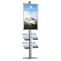 A1 Poster and Literature Holder Display Stand