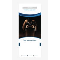 Fitness Banner 3 - Banner Stand 102