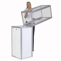 Folding Portable Display Cabinets