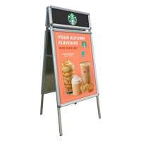 A1 A-Board Pavement Sign with Header