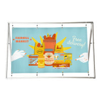 Outdoor Heavy Duty Single Sided Portable Banner Frame