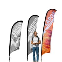 Large 4.7m Feather Flag