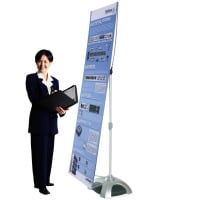 Y-Band Outdoor Banner Stand 650mm Wide
