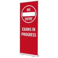 No Entry - Exams In Progress