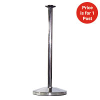 Stainless steel rope and post stanchion