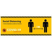Social Distancing PVC Banners - Design 3