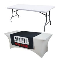 6ft table and runner combo