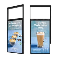 Ultra Bright Double Sided Digital Screen