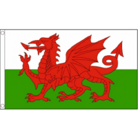 Welsh Flag - 5ft x 3ft - Promotional