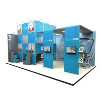 Large 8x5m exhibition stand