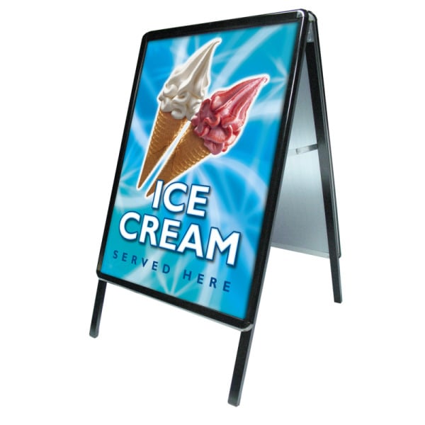A2  A-BOARD PAVEMENT SIGN POSTER SNAP FRAME DOUBLE SIDE SIGN DISPLAY STANDS 