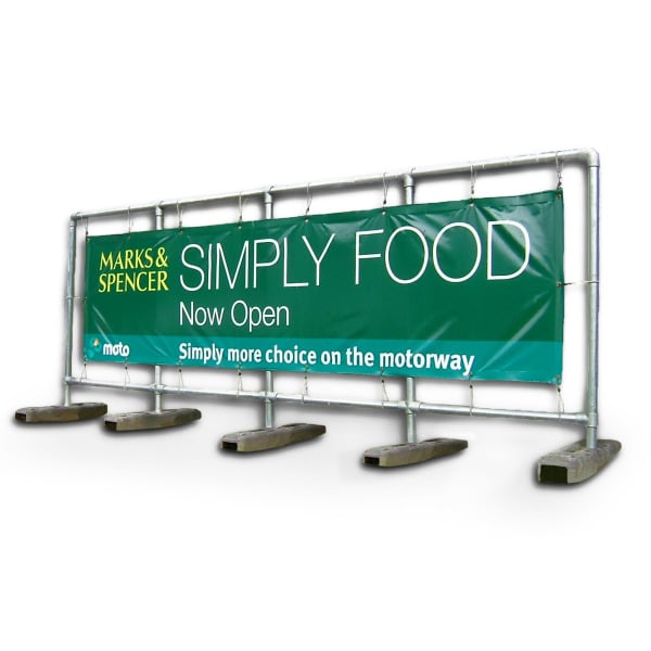 Basic Teal Heavy-Duty Outdoor Vinyl Banner 12x4 CGSignLab Free Admission