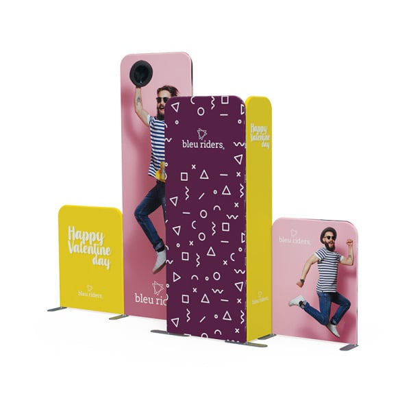 Modulate™ Fabric POS Advertising Display Stand | Discount Displays