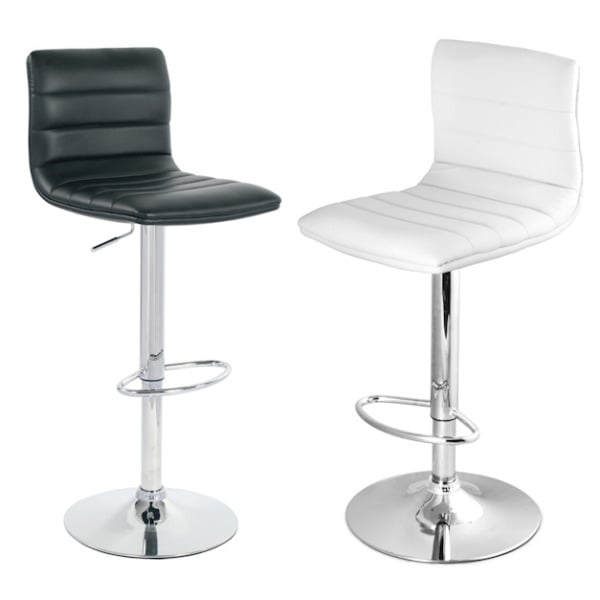 Contemporary Bar Stool Displays, White Leather Bar Stools Contemporary