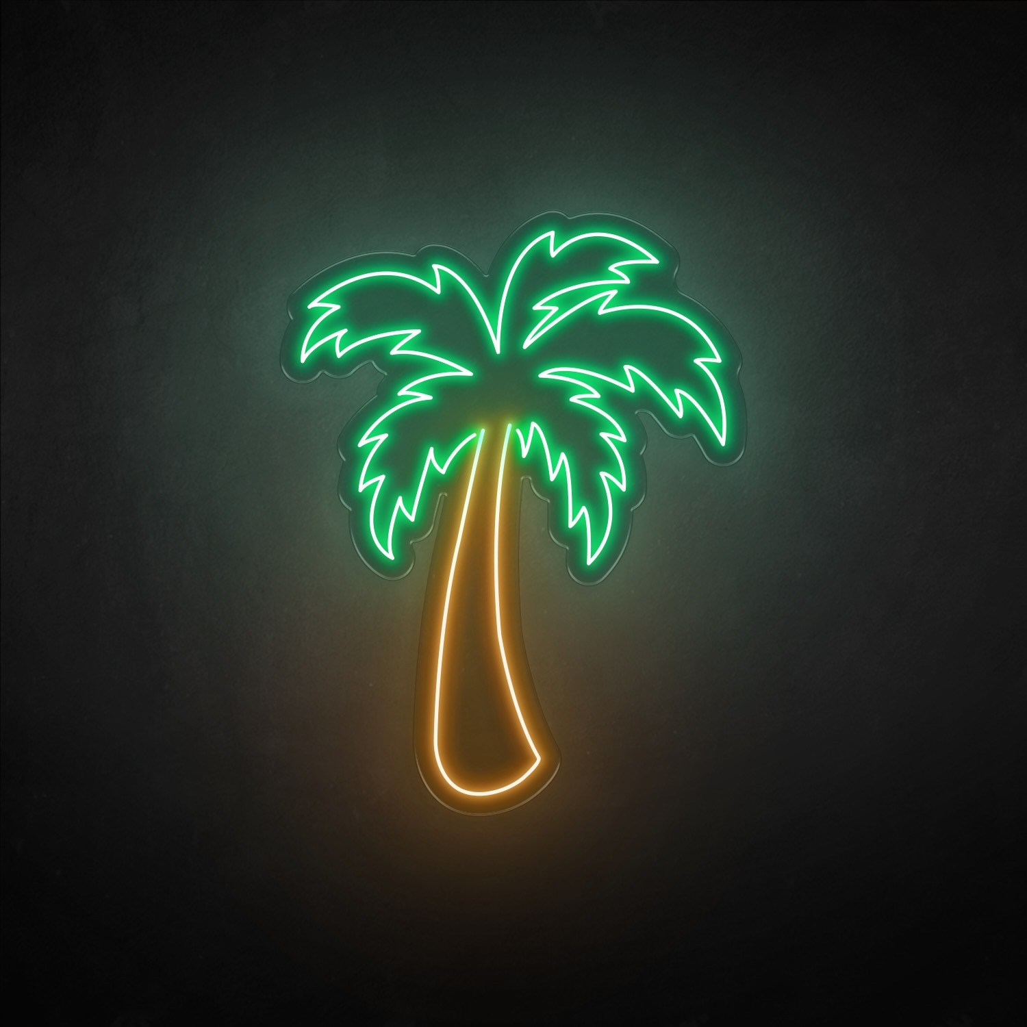 Neon palm new arrivals tree lamp