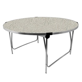Resin outlet folding table
