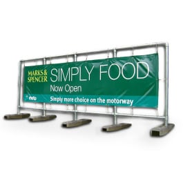 Modern Diagonal Heavy-Duty Outdoor Vinyl Banner 8x8 CGSignLab for Sale by Owner