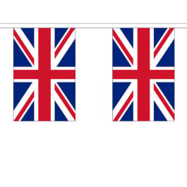Union Jack Flag Bunting | 30 Flags / 9m Length | Discount Displays