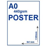 A0 440gsm PVC Poster