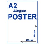 A2 440gsm PVC Poster