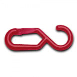 Plastic Chain Hooks - Red