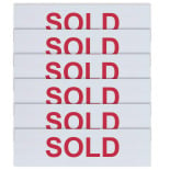 Sold slips for estate agents boards