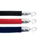 Velvet Rope 1.5m Red, Blue, Black