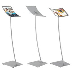 A3/A4 Curved Floor Standing Menu Board