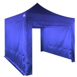 3x3m Commercial Gazebo with Colour Canopy and Walls