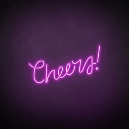 Cheers! Home Bar Neon Sign