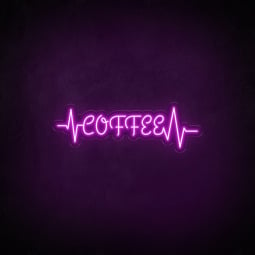 LED Neon Sign for Cafes - Coffee Beat Design