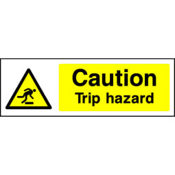 Caution Trip Hazard - Pack of 6 | Correx | Foamex | Dibond | Vinyl