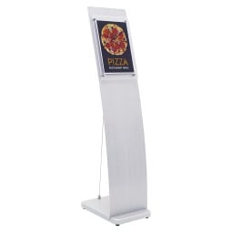 Point of sale curved display