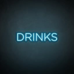 "Drinks" LED Neon Signage