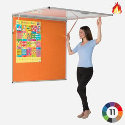 Flame Resistant Covered Tamper Proof Pinnable Board