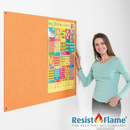 Flame Resistant Pinnable Frameless Notice Board