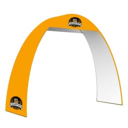 Curved Fabric Event Arch