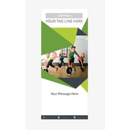 Fitness Banner 1 - Banner Stand 100