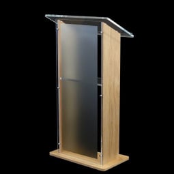 Stage Lectern - Frosted Front