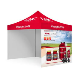 Custom Printed Tent with Canopy + Sidewalls