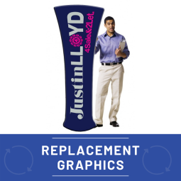 Fabric Stands Replacement Graphics - Tower